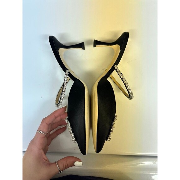 Badgley Mischka Flutter Pointed Slide - Picture 3 of 7